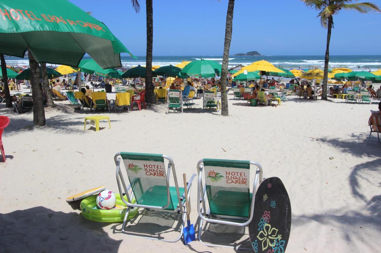 Hotel Ilhas Do Caribe - Na Melhor Regiao Da Praia Da Enseada Guarujá Exteriör bild